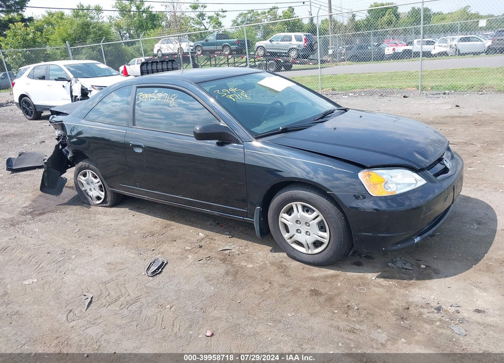 2002 HONDA CIVIC LX VIN: 1HGEM22512L009310