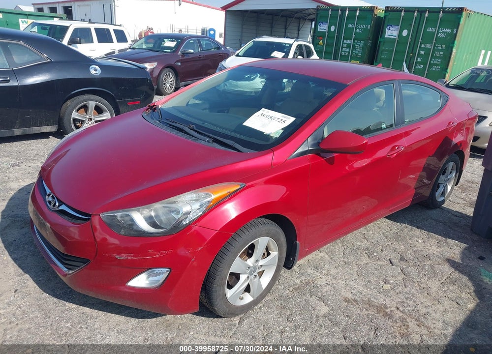 2012 HYUNDAI ELANTRA GLS (ULSAN PLANT) VIN: KMHDH4AE8CU468739