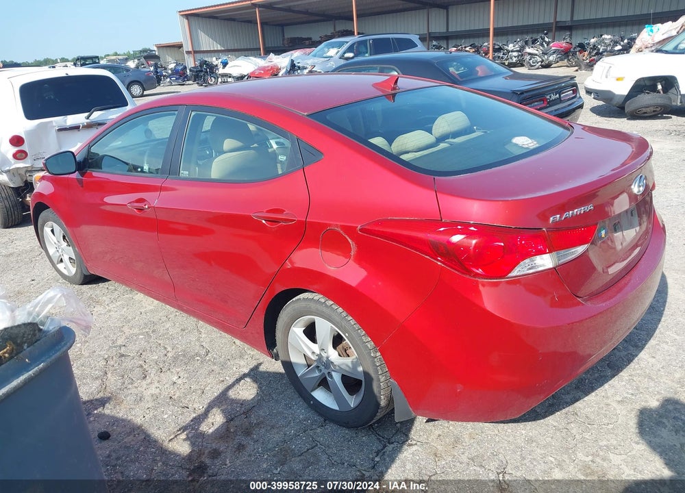2012 HYUNDAI ELANTRA GLS (ULSAN PLANT) VIN: KMHDH4AE8CU468739