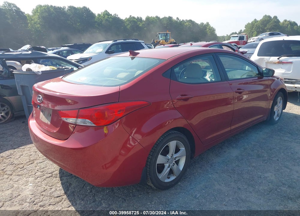 2012 HYUNDAI ELANTRA GLS (ULSAN PLANT) VIN: KMHDH4AE8CU468739