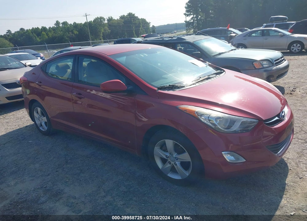 2012 HYUNDAI ELANTRA GLS (ULSAN PLANT) VIN: KMHDH4AE8CU468739