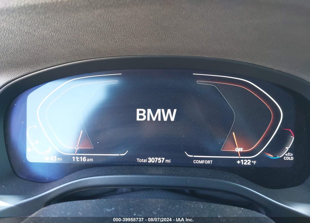 2022 BMW X3 XDRIVE30I VIN: 5UX53DP02N9N40395