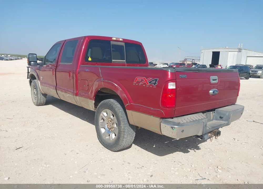 2013 FORD F-250 VIN: 1FT7W2BT8DEB50415
