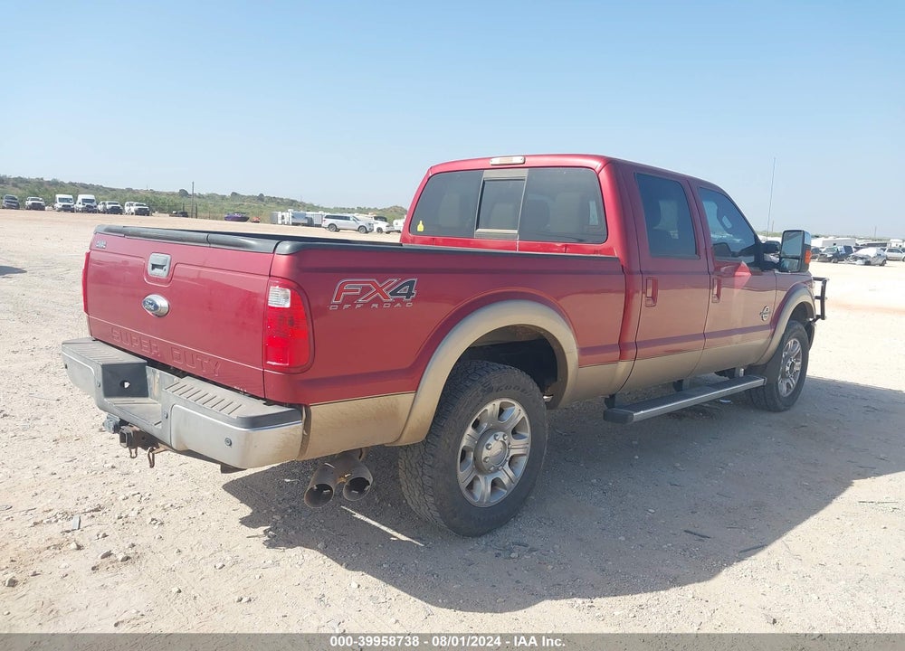 2013 FORD F-250 VIN: 1FT7W2BT8DEB50415