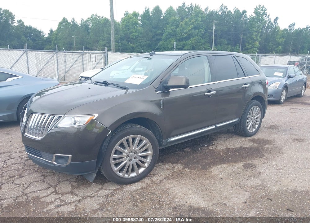 2011 LINCOLN MKX VIN: 2LMDJ6JK2BBJ11023