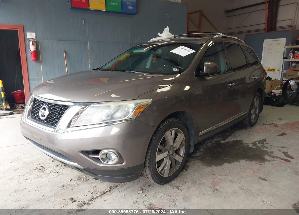 2013 NISSAN PATHFINDER PLATINUM VIN: 5N1AR2MM2DC632369