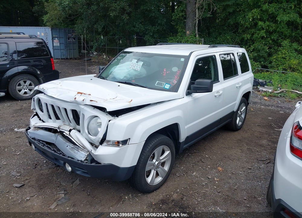 2012 JEEP PATRIOT LATITUDE VIN: 1C4NJRFB0CD706124