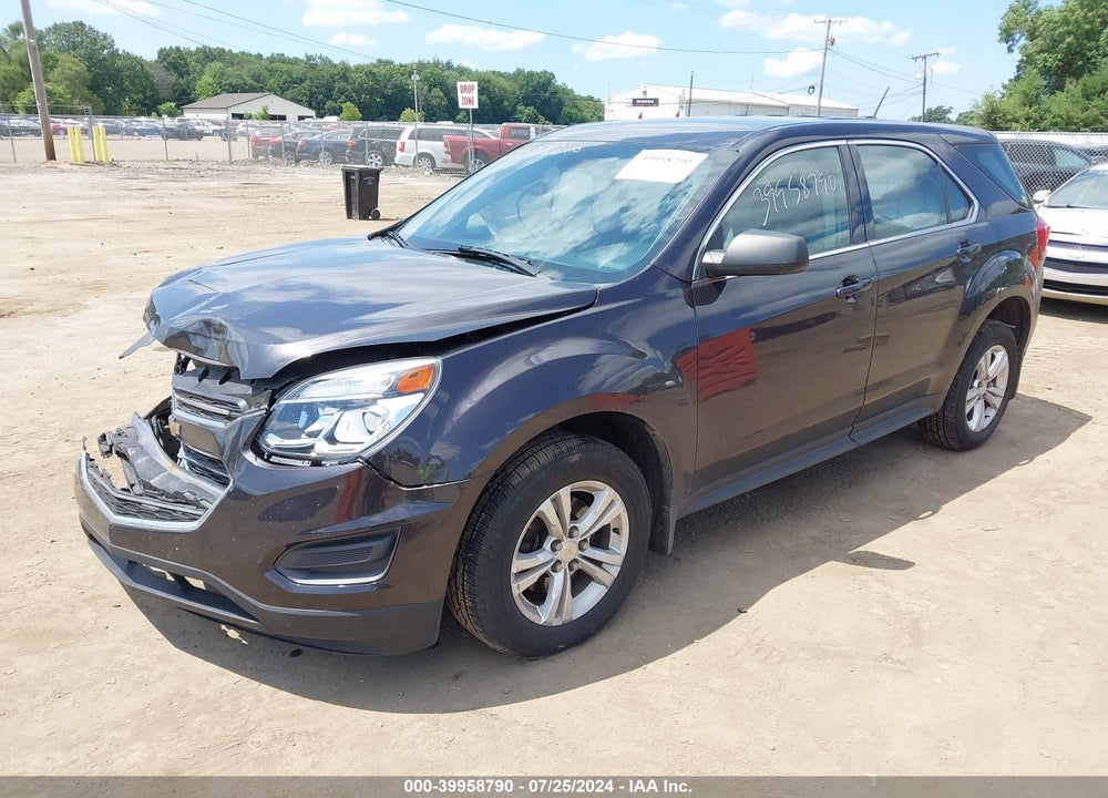 2016 CHEVROLET EQUINOX LS VIN: 1GNALBEK5GZ106460