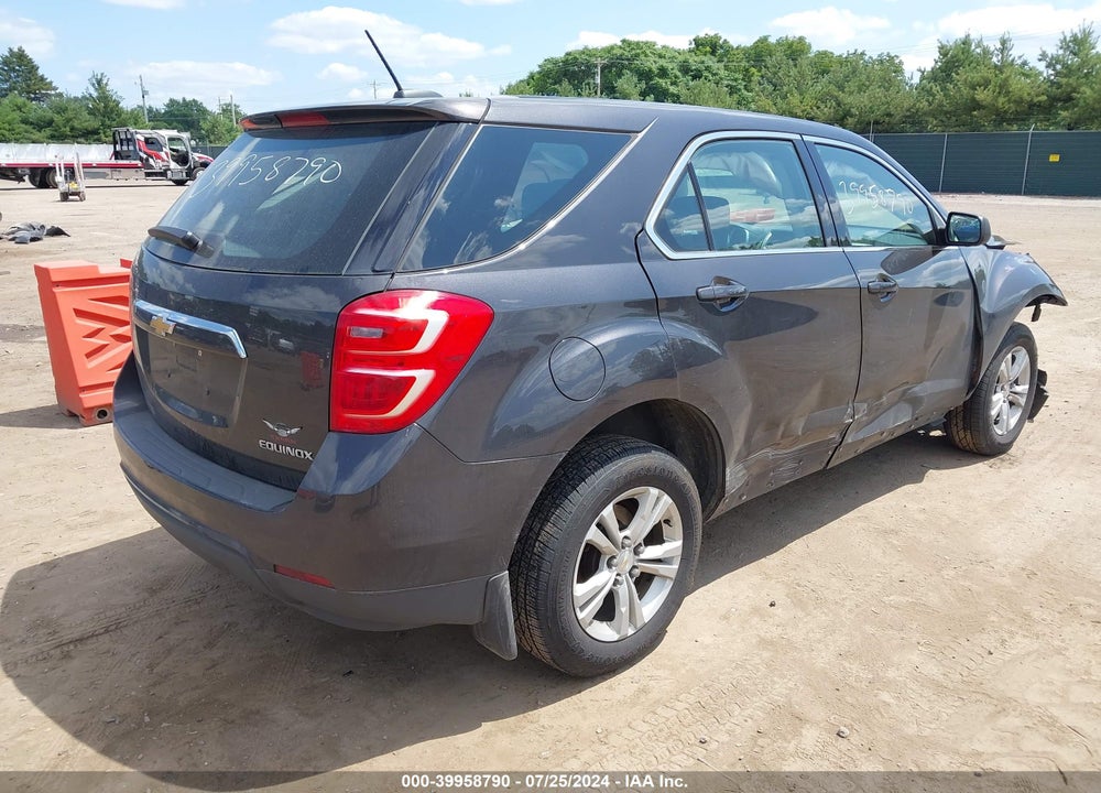 2016 CHEVROLET EQUINOX LS VIN: 1GNALBEK5GZ106460