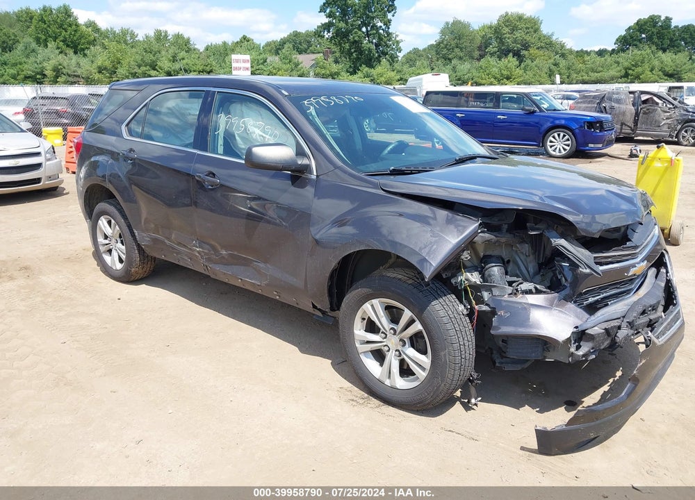 2016 CHEVROLET EQUINOX LS VIN: 1GNALBEK5GZ106460