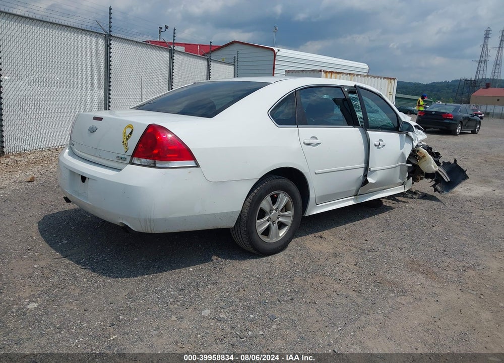2012 CHEVROLET IMPALA LS VIN: 2G1WF5E36C1271073