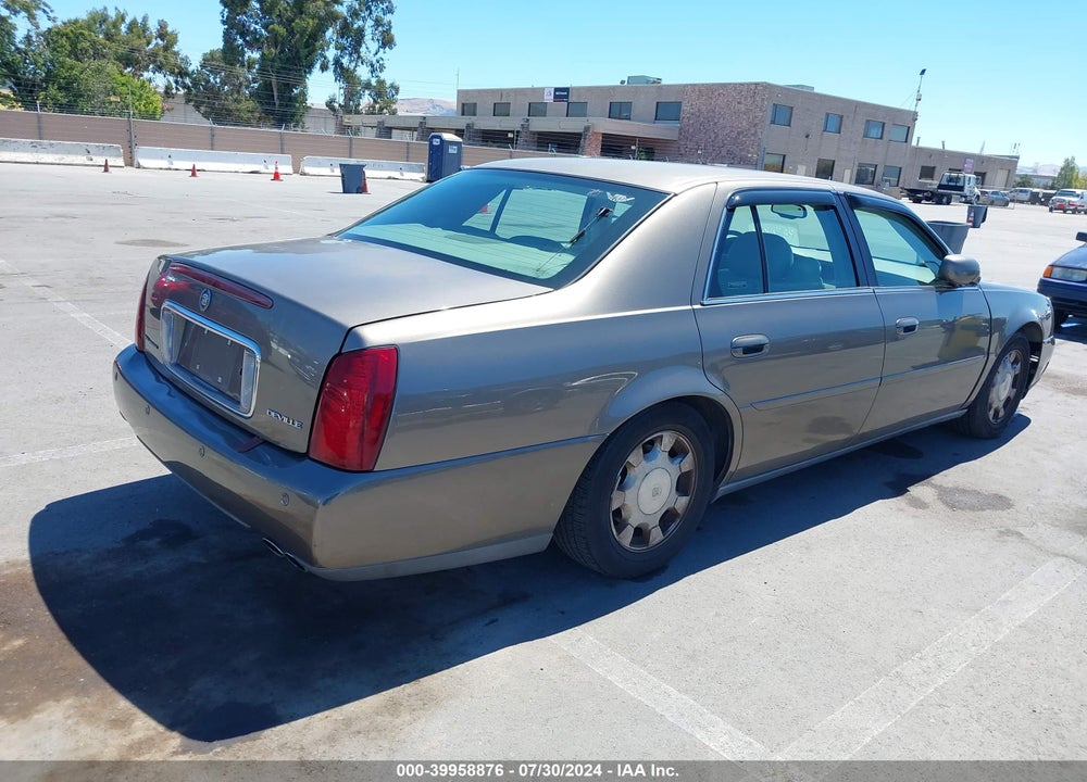 2001 CADILLAC DEVILLE STANDARD VIN: 1G6KD54Y11U290787
