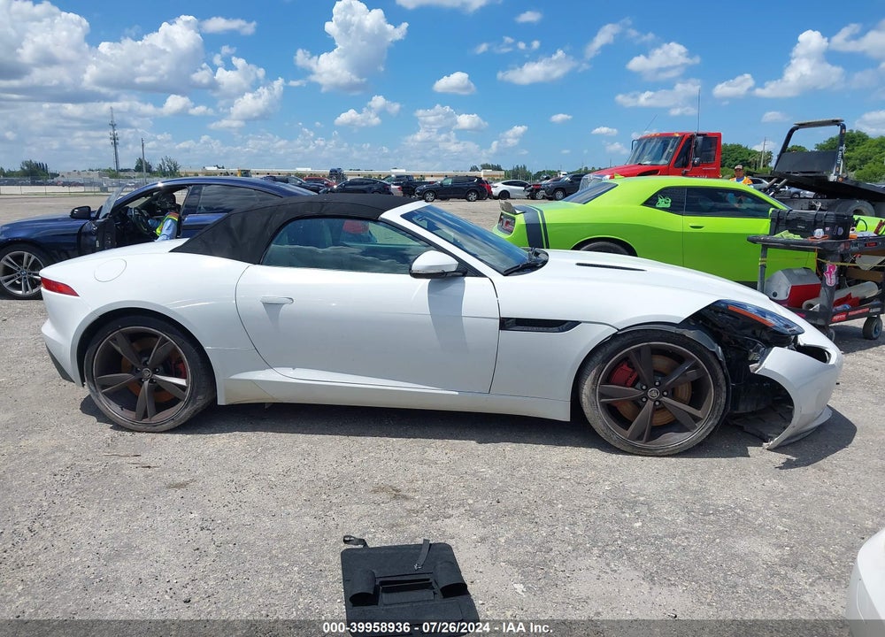 2014 JAGUAR F-TYPE S VIN: SAJWA6FC7E8K00427