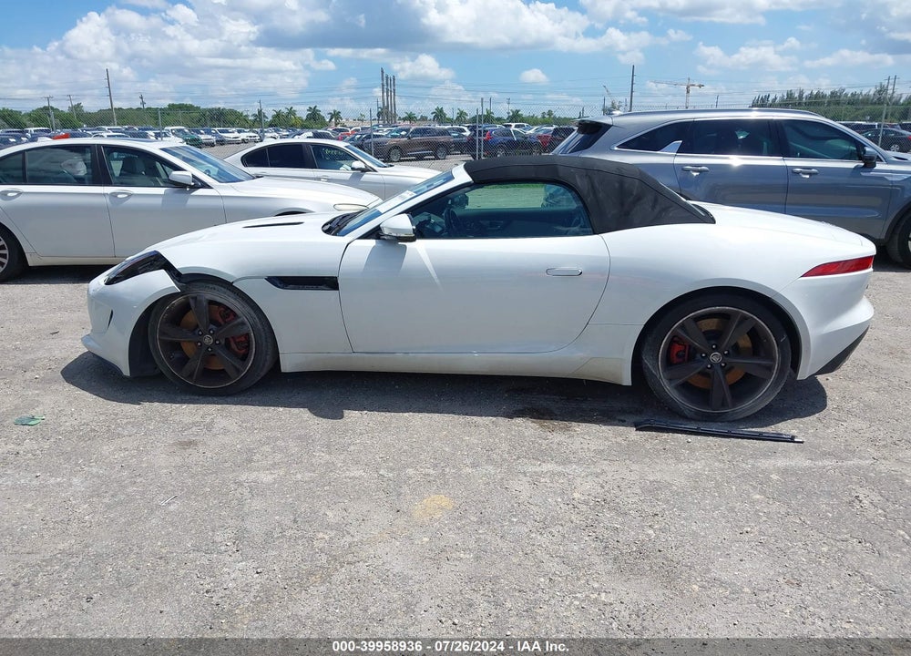 2014 JAGUAR F-TYPE S VIN: SAJWA6FC7E8K00427