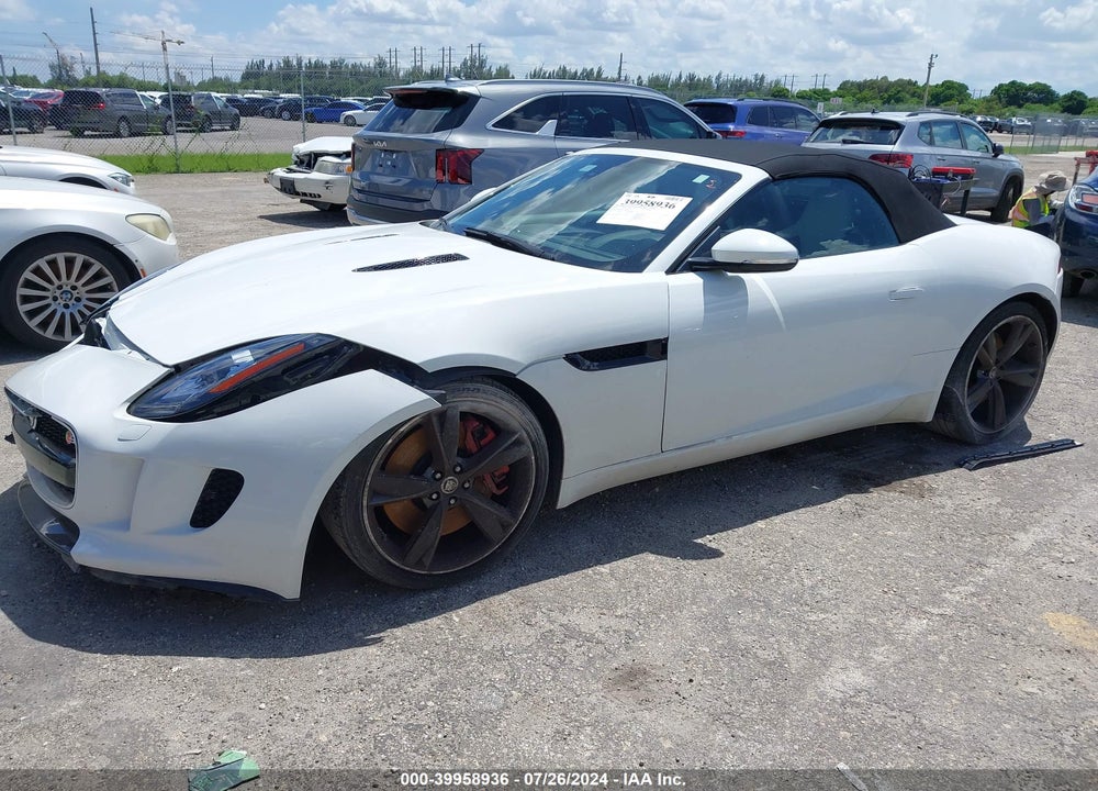 2014 JAGUAR F-TYPE S VIN: SAJWA6FC7E8K00427