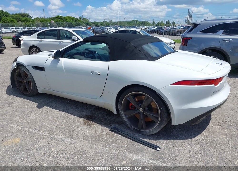 2014 JAGUAR F-TYPE S VIN: SAJWA6FC7E8K00427