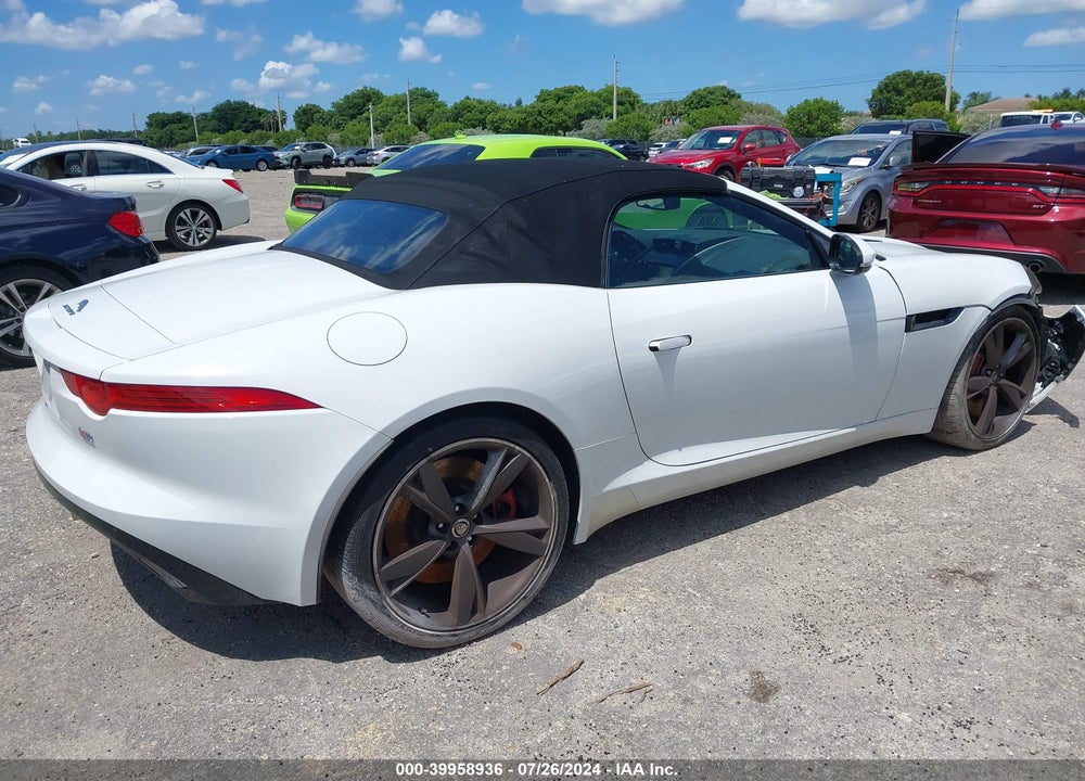 2014 JAGUAR F-TYPE S VIN: SAJWA6FC7E8K00427