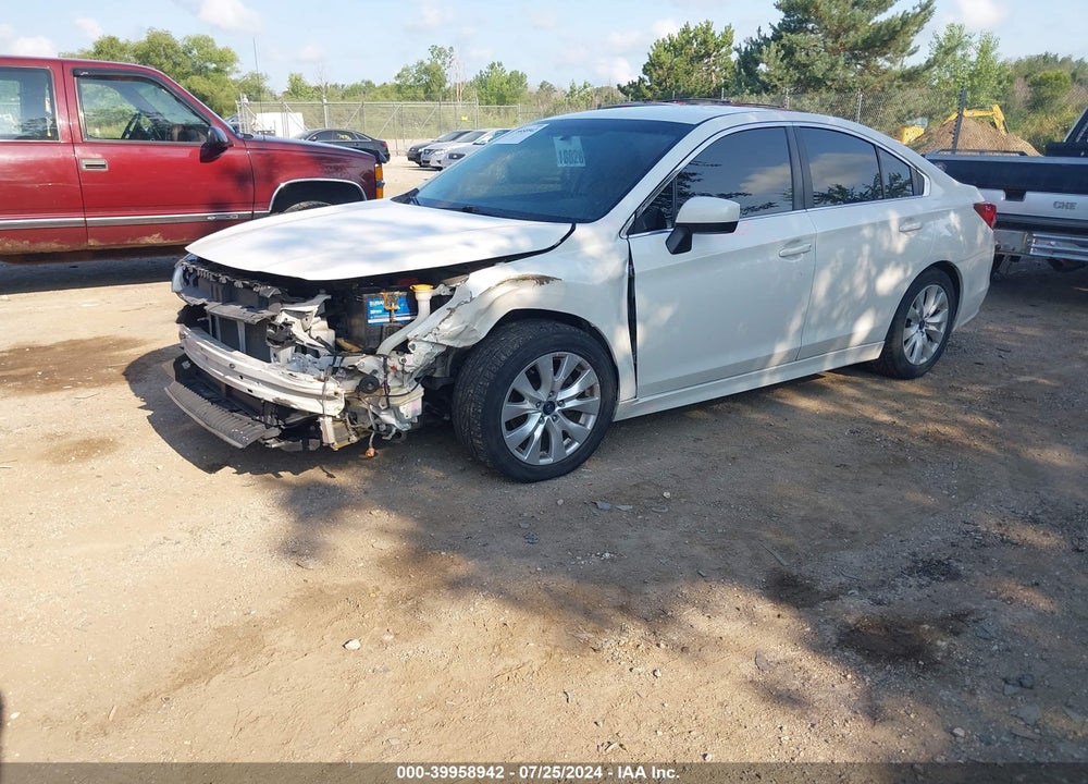 2016 SUBARU LEGACY 2.5I PREMIUM VIN: 4S3BNAC6XG3007420