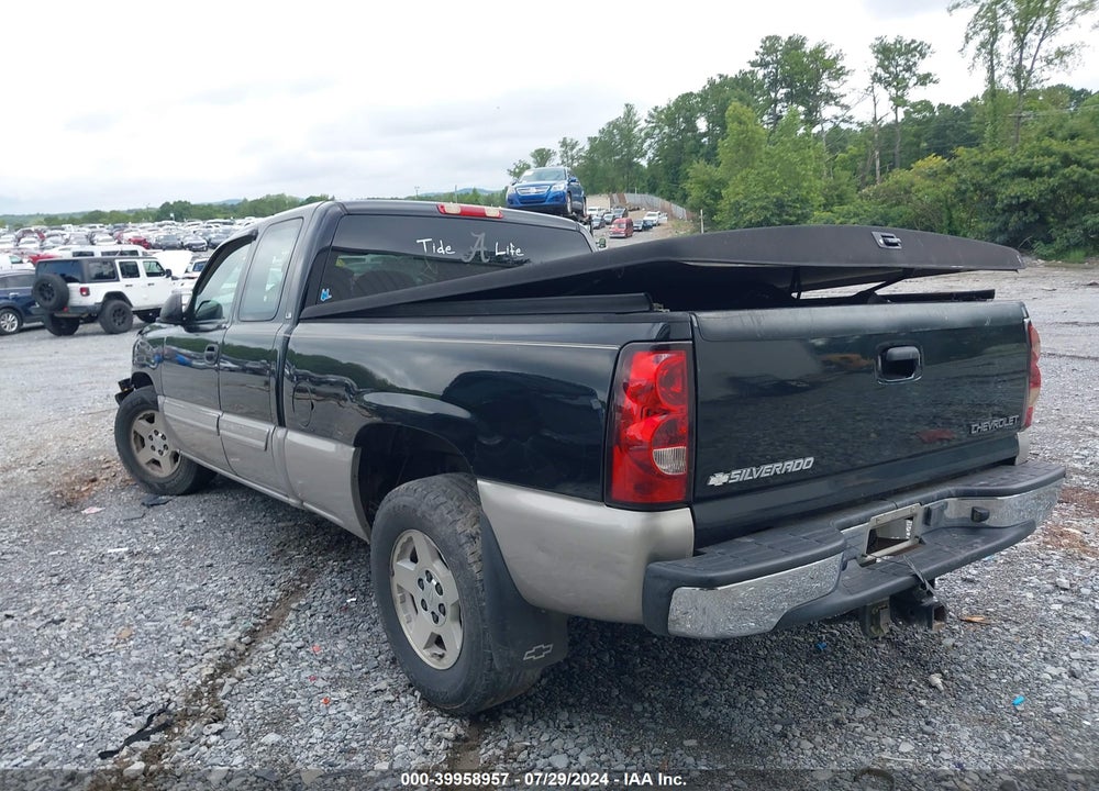 2005 CHEVROLET SILVERADO 1500 LS VIN: 1GCEC19T25Z300156