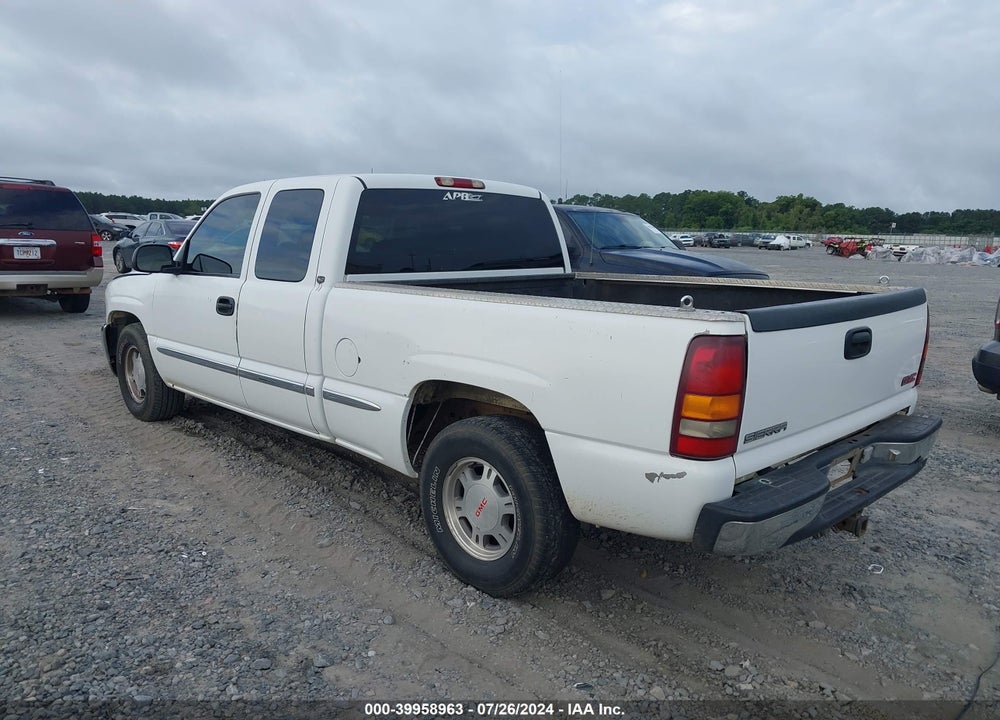 2001 GMC SIERRA 1500 SLE VIN: 2GTEC19T411311131