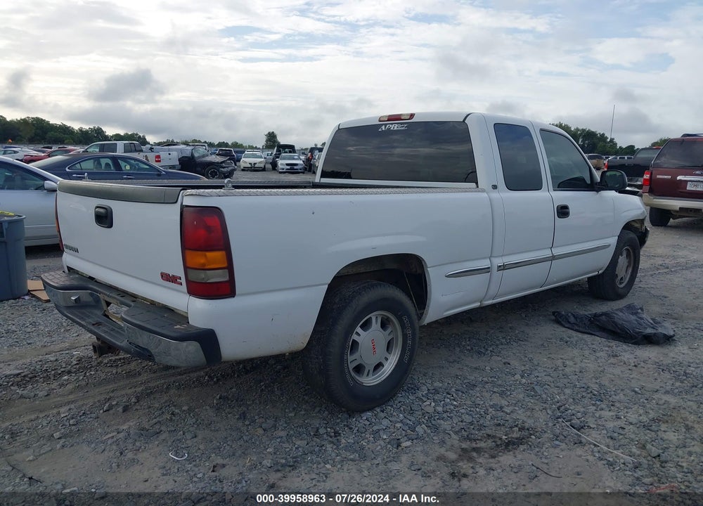 2001 GMC SIERRA 1500 SLE VIN: 2GTEC19T411311131