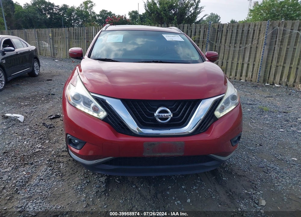 2016 NISSAN MURANO SV VIN: 5N1AZ2MH6GN158129