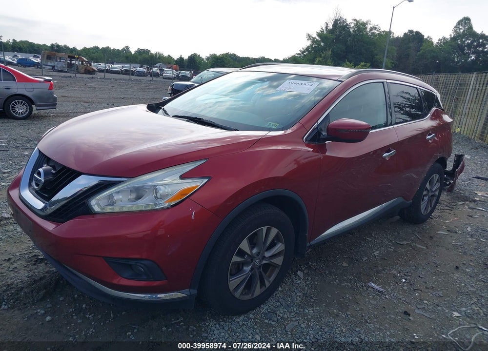 2016 NISSAN MURANO SV VIN: 5N1AZ2MH6GN158129