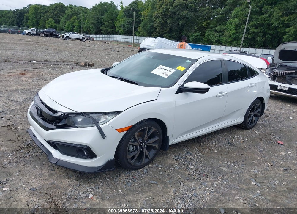 2019 HONDA CIVIC SPORT VIN: 2HGFC2F86KH561376