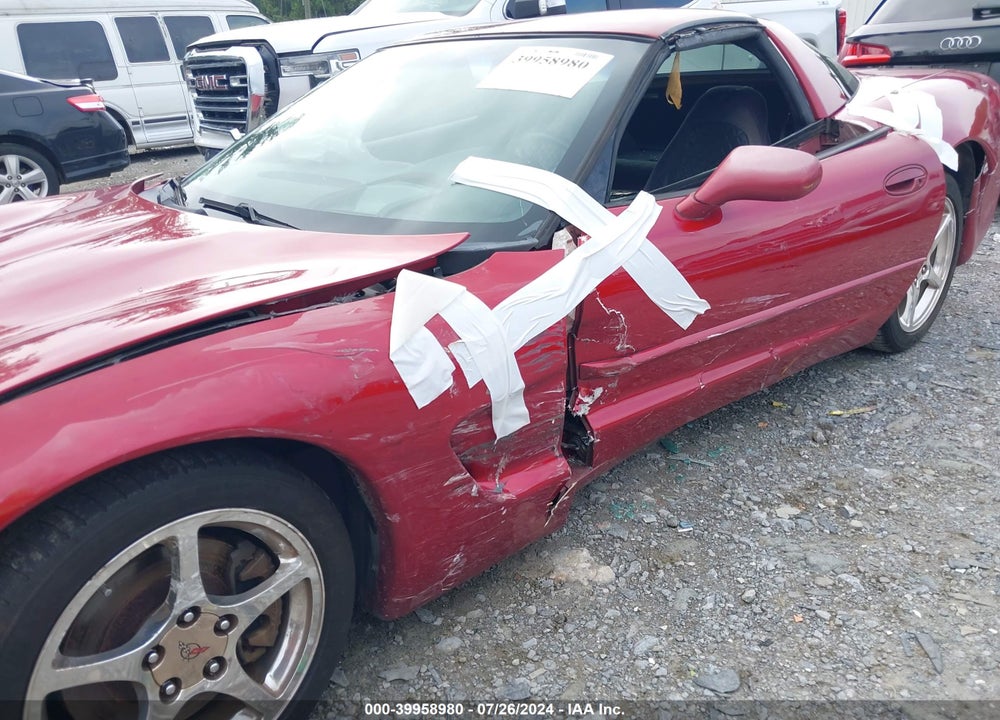 2002 CHEVROLET CORVETTE VIN: 1G1YY22G525125818