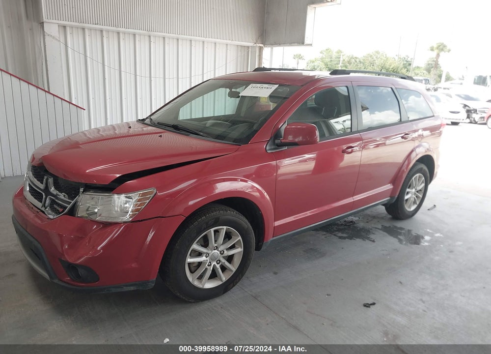 2016 DODGE JOURNEY SXT VIN: 3C4PDCBG7GT130840