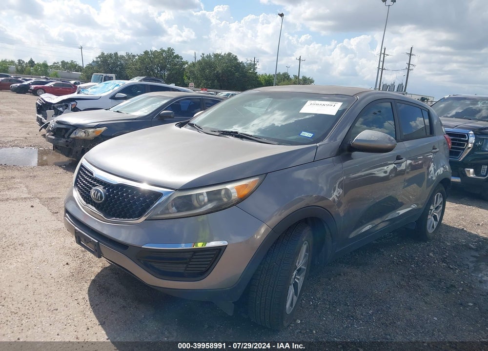 2016 KIA SPORTAGE LX VIN: KNDPB3AC6G7809975