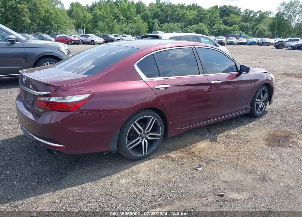 2016 HONDA ACCORD SPORT VIN: 1HGCR2F55GA040906