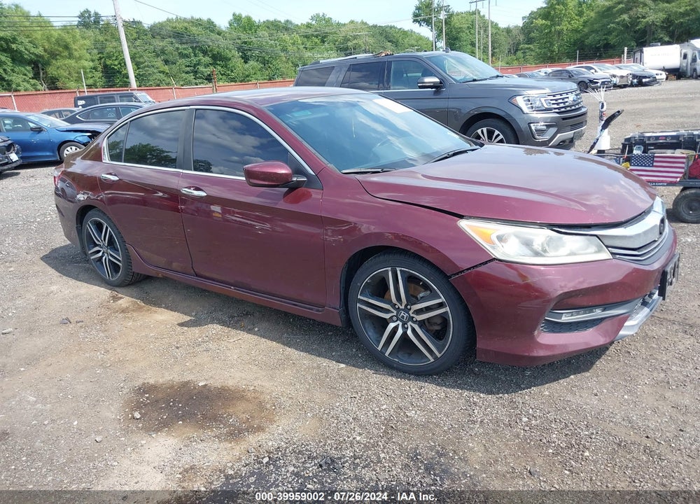2016 HONDA ACCORD SPORT VIN: 1HGCR2F55GA040906