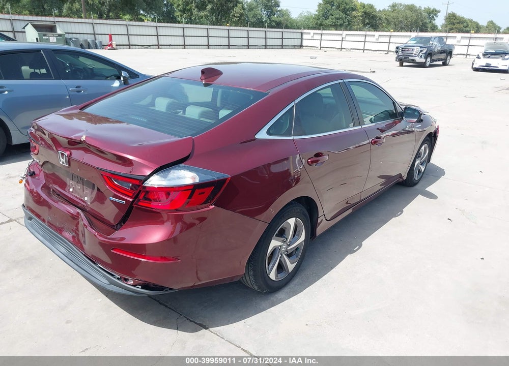 2019 HONDA INSIGHT EX VIN: 19XZE4F52KE028976