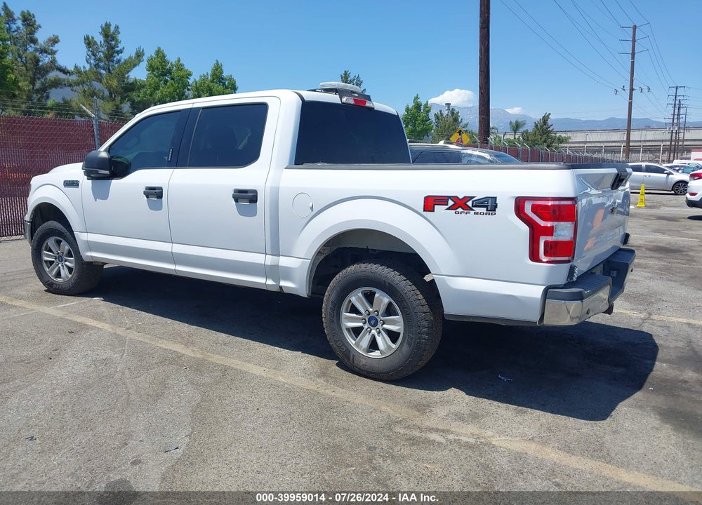 2018 FORD F-150 XLT VIN: 1FTEW1E57JKE59613