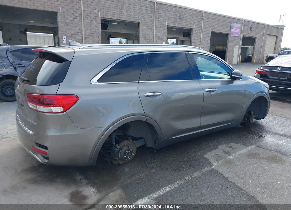 2016 KIA SORENTO 2.0T SXL VIN: 5XYPK4A19GG016192