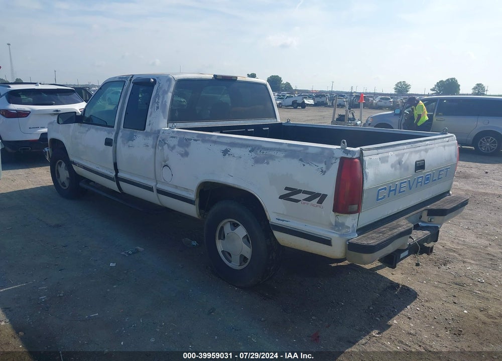 1997 CHEVROLET K1500 FLEETSIDE VIN: 2GCEK19R6V1165800
