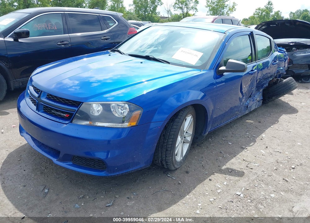 2014 DODGE AVENGER SE VIN: 1C3CDZAB7EN161790