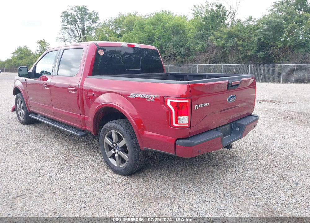 2017 FORD F-150 XLT VIN: 1FTEW1EG3HFB87873
