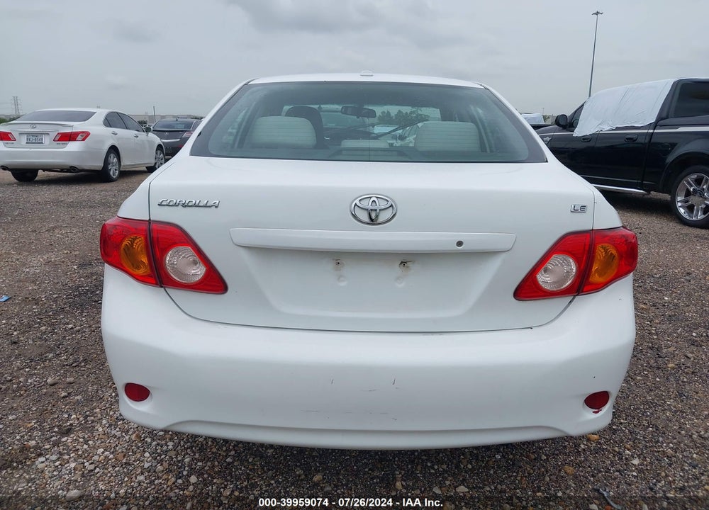 2009 TOYOTA COROLLA VIN: 1NXBU40E49Z156155