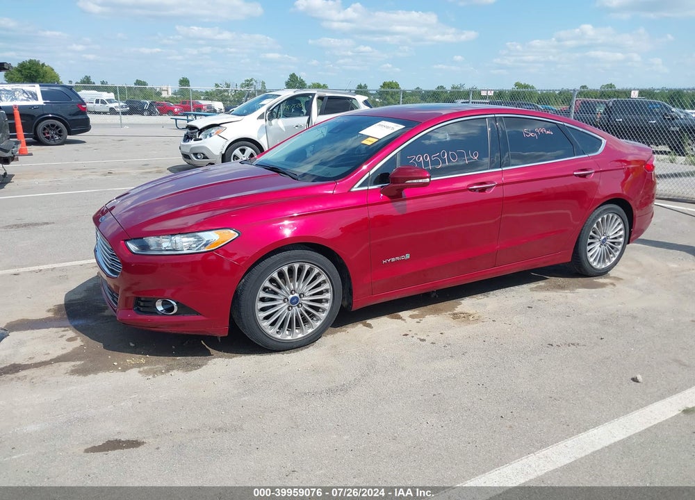 2014 FORD FUSION HYBRID TITANIUM VIN: 3FA6P0RU8ER336410