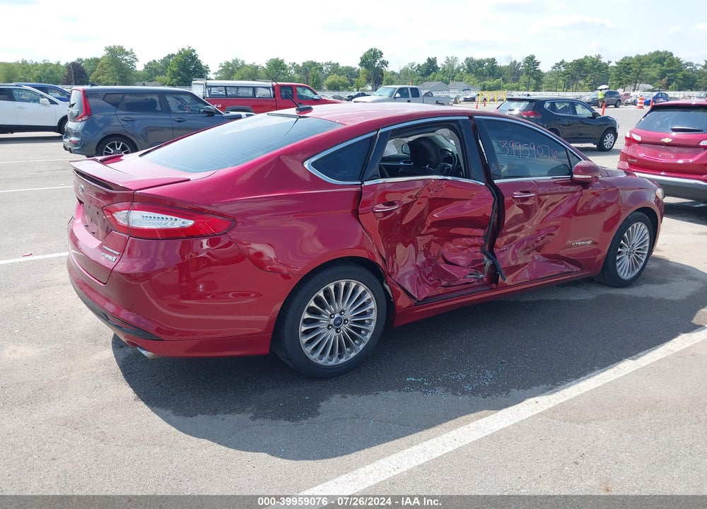2014 FORD FUSION HYBRID TITANIUM VIN: 3FA6P0RU8ER336410