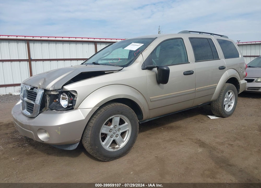 2009 DODGE DURANGO SLT VIN: 1D8HB48P29F701012