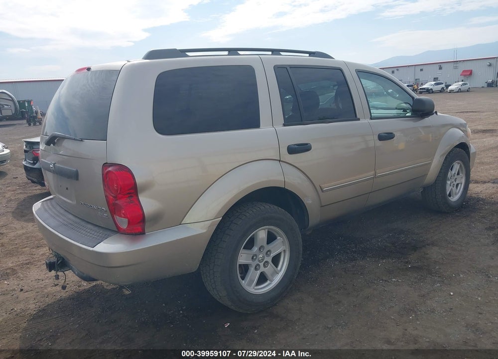 2009 DODGE DURANGO SLT VIN: 1D8HB48P29F701012