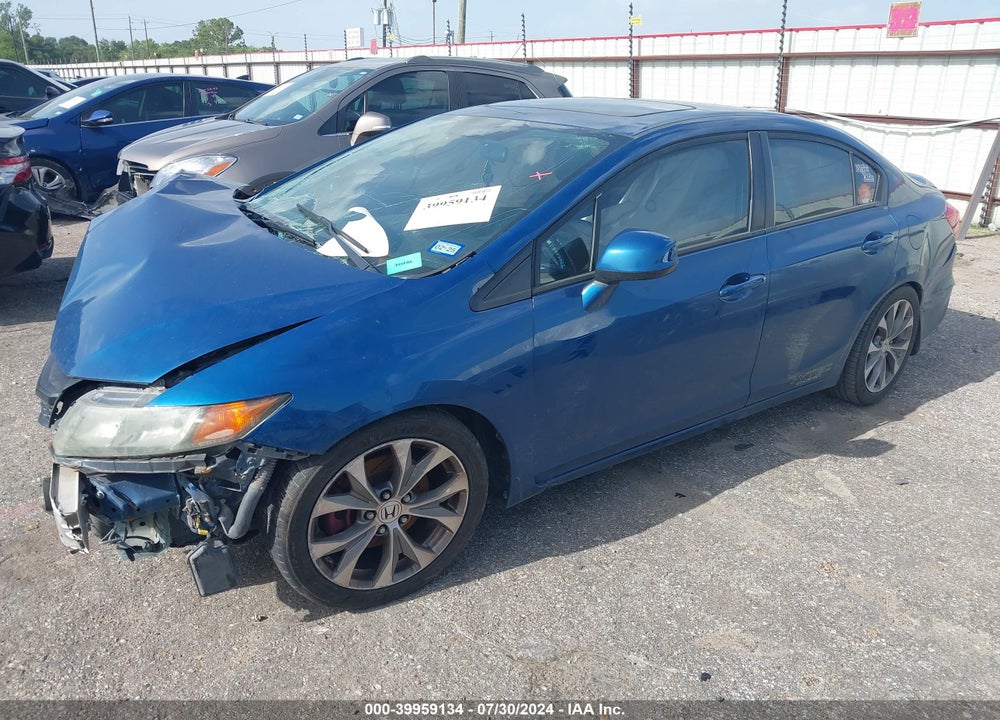 2012 HONDA CIVIC SI VIN: 2HGFB6E50CH702218