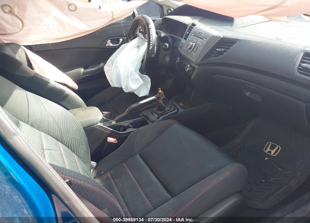2012 HONDA CIVIC SI VIN: 2HGFB6E50CH702218