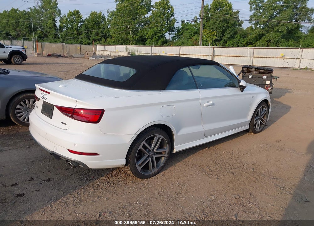 2019 AUDI A3 45 PREMIUM VIN: WAUYELFF1K1024593