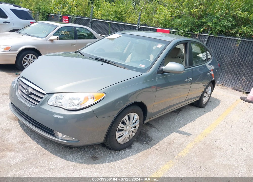 2009 HYUNDAI ELANTRA GLS VIN: KMHDU46D29U746846