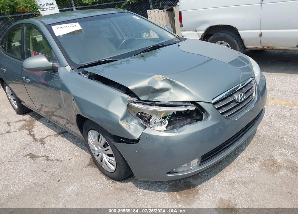 2009 HYUNDAI ELANTRA GLS VIN: KMHDU46D29U746846