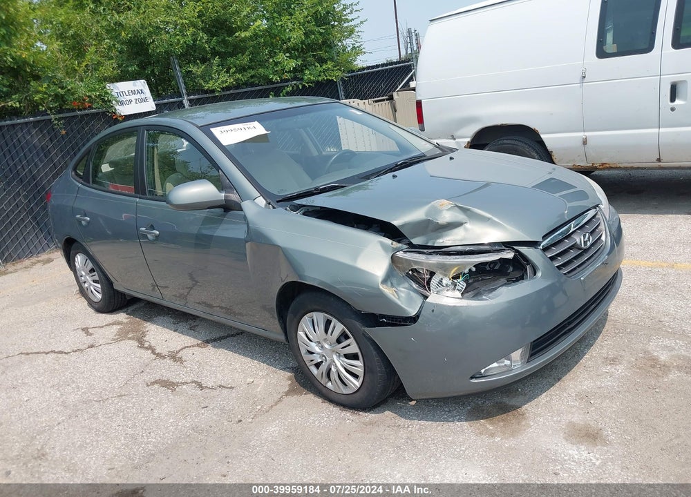 2009 HYUNDAI ELANTRA GLS VIN: KMHDU46D29U746846